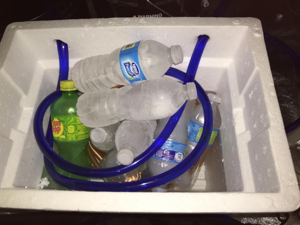 Easy DIY Homemade water chiller for RDWC Rollitup